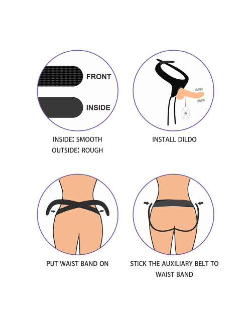 Lovetoy Zestaw Strapon z Wibracją Easy Strap-On Set 7.5 cala