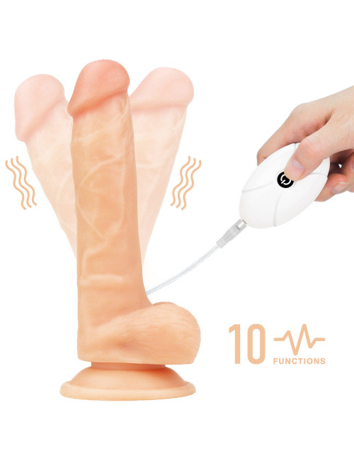 Lovetoy Zestaw Strapon z Wibracją Easy Strap-On Set 7.5 cala