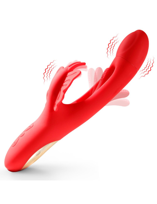 Butterfuly Dual Flicking Vibrator - Wibrator Motylek, Zabawki i Stymulatory