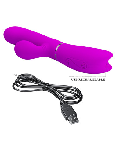 PRETTY LOVE - Clitoris Vibrator, 12 vibration functions Memory function 4 licking settings