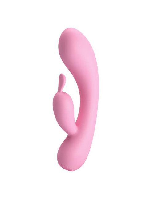Pretty Love Hugo: Wibrator Króliczek - 12 funkcji, silikon, USB, punkt G