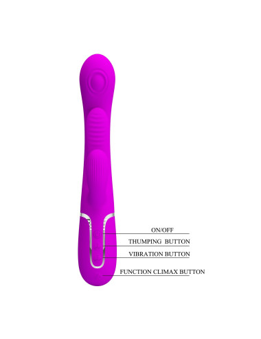 PRETTY LOVE - Shonia Purple, Twinkled Tenderness, 7 thumping functions 7 vibration functions