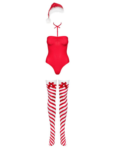 Bielizna-Kissmas body czerwone L/XL