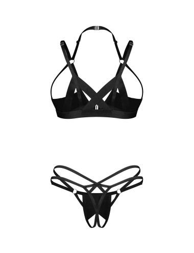 Keira Lise komplet 2-częściowy otwarty L/XL
