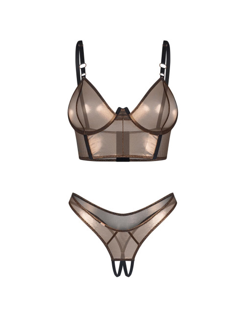 Obsessive Soranna - Seksowny top i otwarte stringi L/XL
