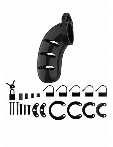 Model 03 - Chastity - 4.5 - Cock Cage - Black