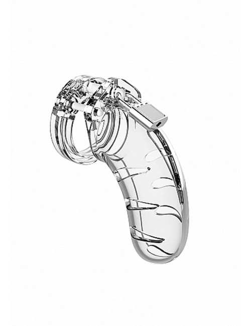 Model 03 Chastity 4.5 Klatka Erekcyjna Transparent - Pas Cnoty BDSM