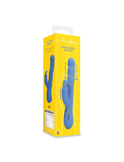 Wiggle Rabbit Króliczek Wibrator Jetset Blue - Zabawki erotyczne, Wibratory