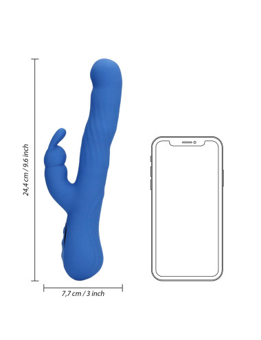 Wiggle Rabbit Vibrator - Jetset Blue