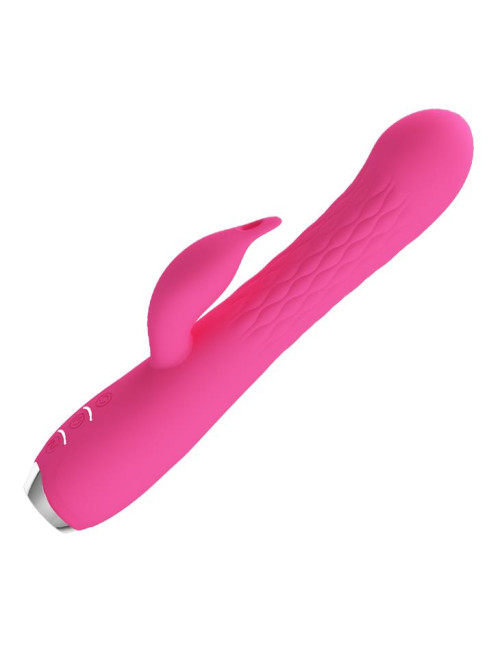 Pretty Love Molly Pink Wibrator Króliczek – Zabawki, Wibratory, Króliczki, Silikon, 12 prędkości, obrotowy wał