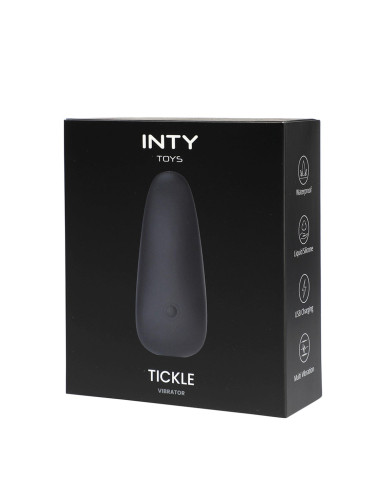INTY Toys Tickle – Wibrator klasyczny silikonowy IPX6 USB, 10 trybów – zabawki erotyczne