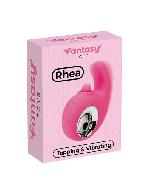 Fantasy Silikonowy Stymulator Łechtaczki z Tappingiem