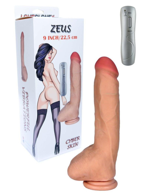 Wibrator Cyber Skóra ZEUS LOVECLONEX 9-wibracji - Zabawki i Wibratory