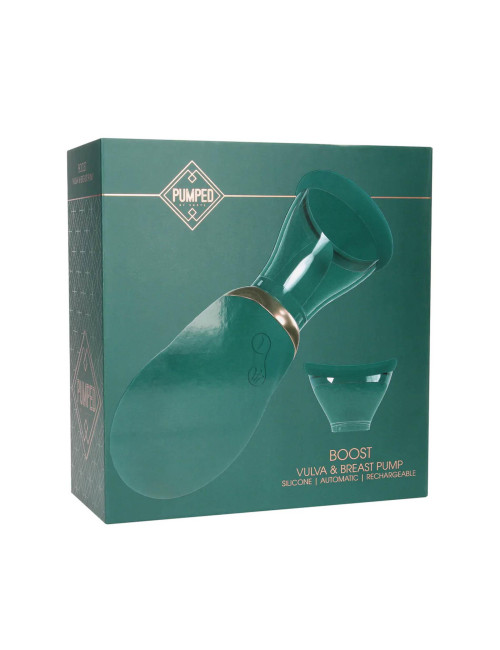Boost - Rechargeable Vulva and Breast Pump - Forest Green