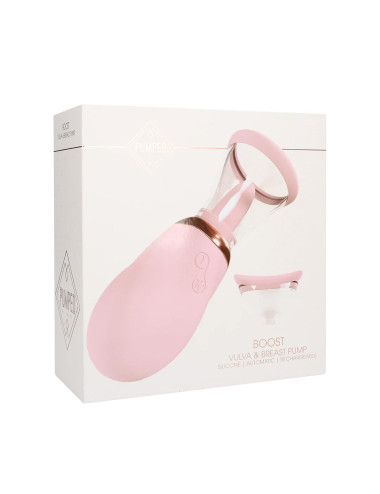 Boost - Rechargeable Vulva and Breast Pump - Pink