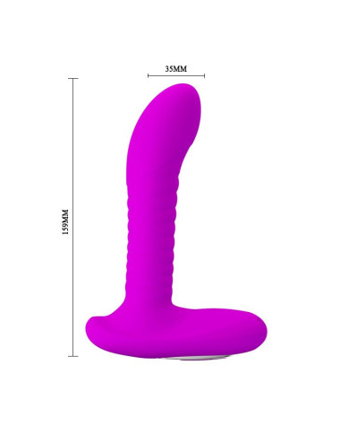 PRETTY LOVE - PROSTATE MASSAGER, USB 3 rot  12 vibr. USB