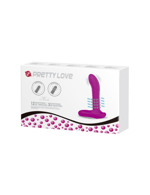 PRETTY LOVE - PROSTATE MASSAGER, USB 3 rot  12 vibr. USB