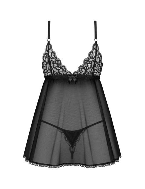 Obsessive Blomentis Babydoll i Stringi M/L