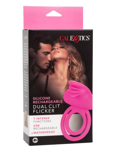 Dual Clit Flicker Enhancer Pink
