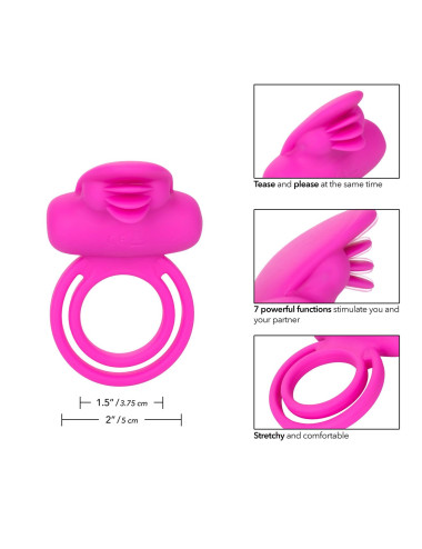 Dual Clit Flicker Enhancer Pink