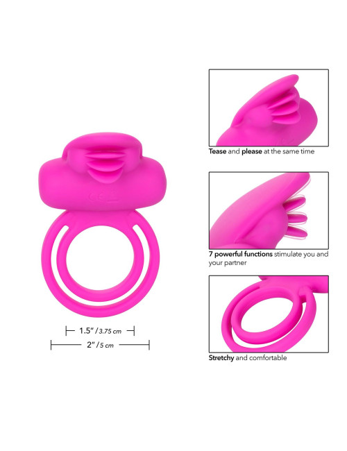 Calexotics Dual Clit Flicker Enhancer Różowy Stymulator