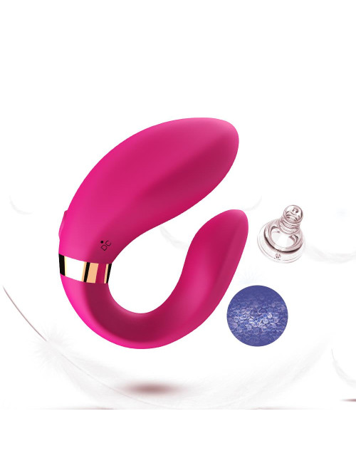 B - Series Joy Crescent Light Pink – Różowy wibrator dla par
