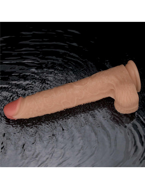 Power Basics Cock – 11-calowy Realistyczny Wibrator, 10 Trybów, Wodoodporny, Zabawki Eroticzne