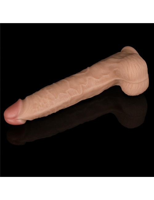 Power Basics Cock – 11-calowy Realistyczny Wibrator, 10 Trybów, Wodoodporny, Zabawki Eroticzne