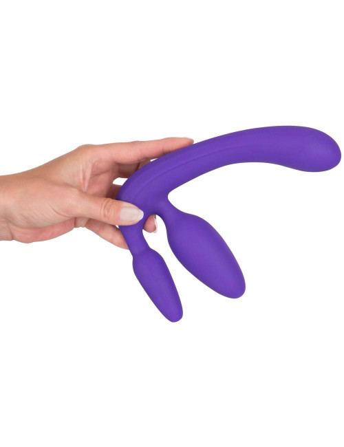 Strapless Strap-On Bez Wibracji – silikonowy zestaw do zabaw erotycznych