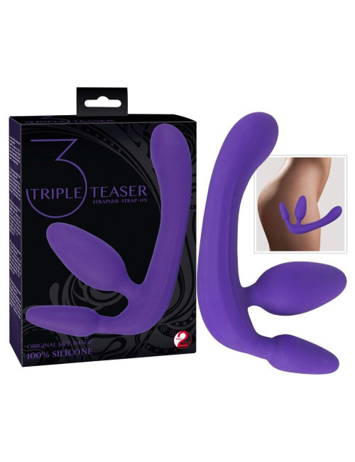 Strapless Strap-On Bez Wibracji – silikonowy zestaw do zabaw erotycznych