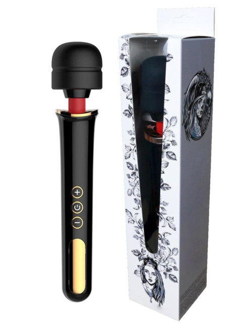 Stymulator-Massager Super Powerful USB Black 10 Function