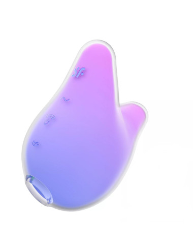 Mermaid Vibes Violet/Pink – Wibrator z falami ciśnienia i wibracjami – Zabawki erotyczne, stymulatory