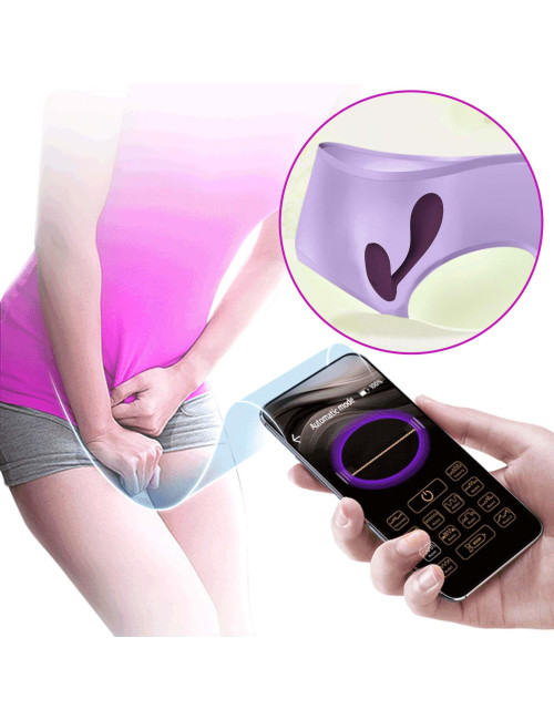 PRETTY LOVE Baird Purple – Wibrator z Aplikacją, Zabawki Wibratory 12 Trybów Wibracji