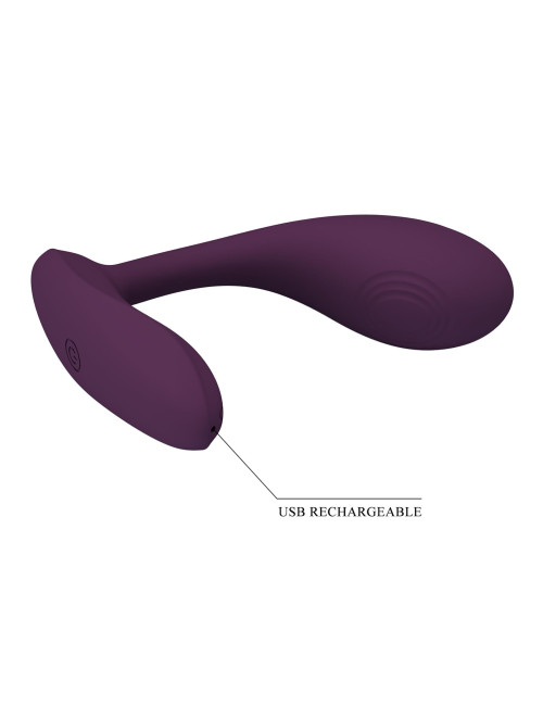 PRETTY LOVE Baird Purple – Wibrator z Aplikacją, Zabawki Wibratory 12 Trybów Wibracji