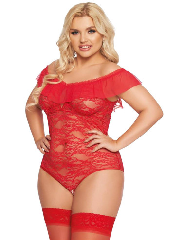SoftLine Collection Body Kamila Red 3XL