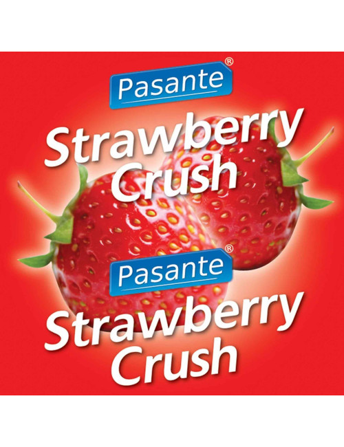 Pasante Strawberry Crush Prezerwatywy Truskawkowe 144 szt.