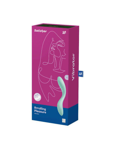 Wibrator Punktu G Rolling Pleasure Mint - Zabawki dla Niej, 2 Silniki