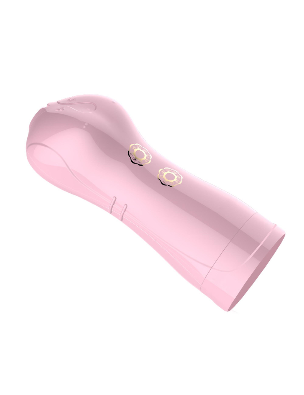 B - Series Fox Masturbator Wibracyjny USB z Dźwiękiem Pink