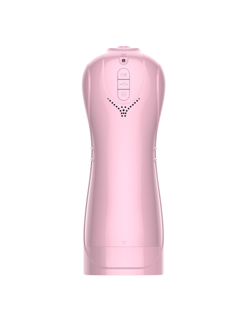 B - Series Fox Masturbator Wibracyjny USB z Dźwiękiem Pink