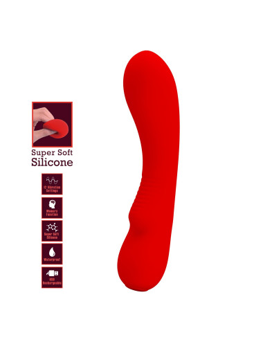 PRETTY LOVE - Matt  Red 12 vibration functions Memory function