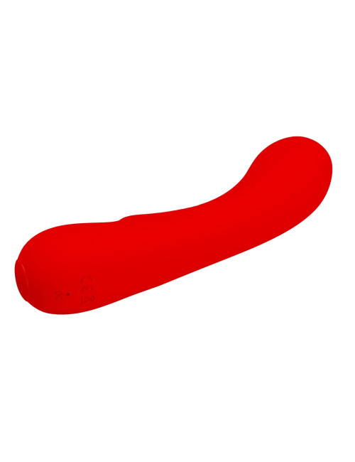 PRETTY LOVE Matt Red Wibrator Punkt G z 12 funkcji wibracji i pamięcią