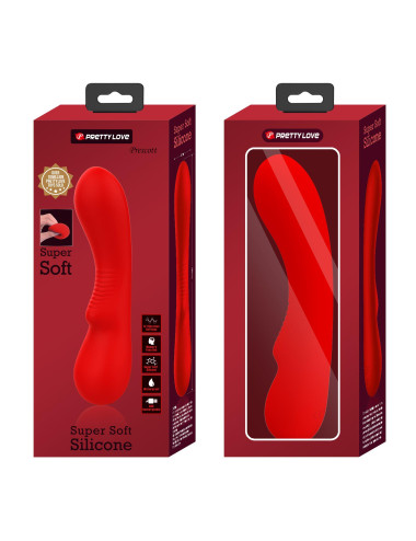 PRETTY LOVE - Matt  Red 12 vibration functions Memory function