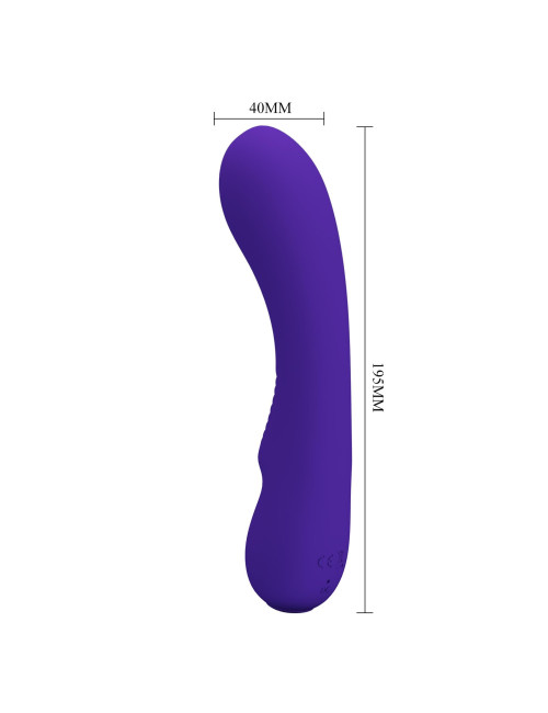 PRETTY LOVE Matt Purple – Wibrator Punktu G, 12 funkcji, pamięć ustawień, ładowalny