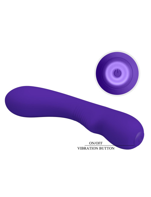 PRETTY LOVE Matt Purple – Wibrator Punktu G, 12 funkcji, pamięć ustawień, ładowalny