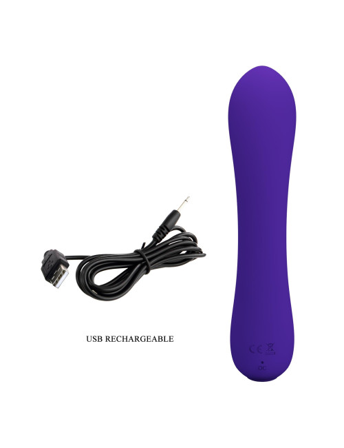 PRETTY LOVE Matt Purple – Wibrator Punktu G, 12 funkcji, pamięć ustawień, ładowalny