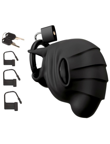Black velvets Cock & Ball cage