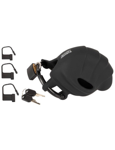 Black velvets Cock & Ball cage