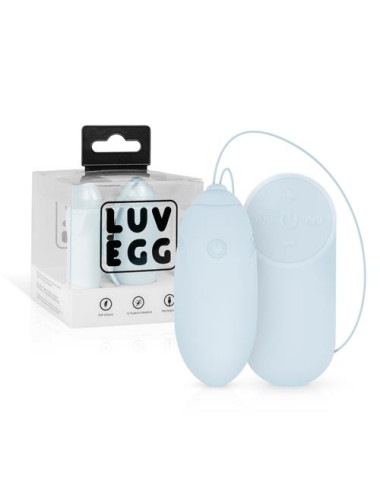 LUV EGG Blue - Bezprzewodowe wibrujące jajko dla par, zabawki silikonowe, wodoodporne