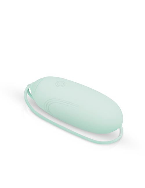 LUV EGG Green – bezprzewodowe wibrujące jajko silikonowe dla par, 12 trybów, wodoodporne