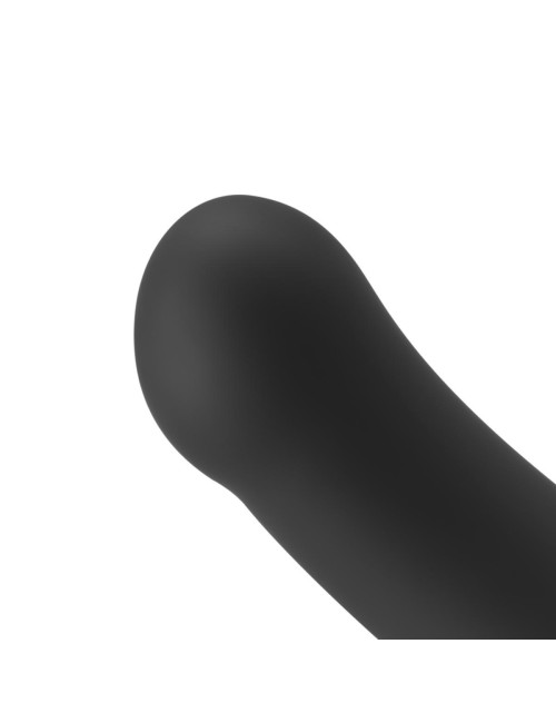 No-Parts Parker Dildo 19.5 cm – Strap-On, Bez Wibracji, Silikon, Czarny